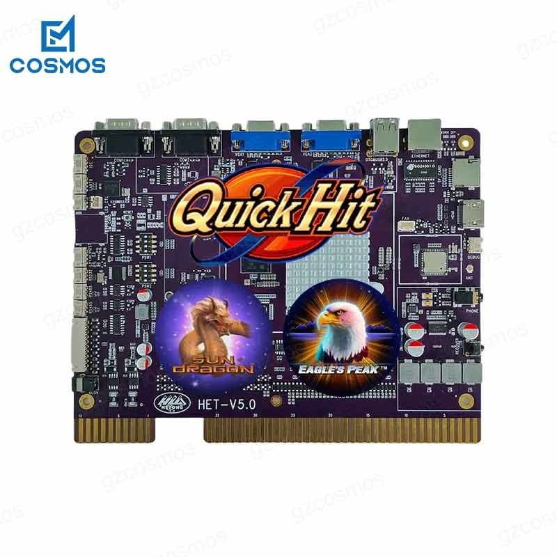 220V Slot Machine Board Quick Hit Ultra Pays Sun Dragon Eagle'S Peak 2 In 1